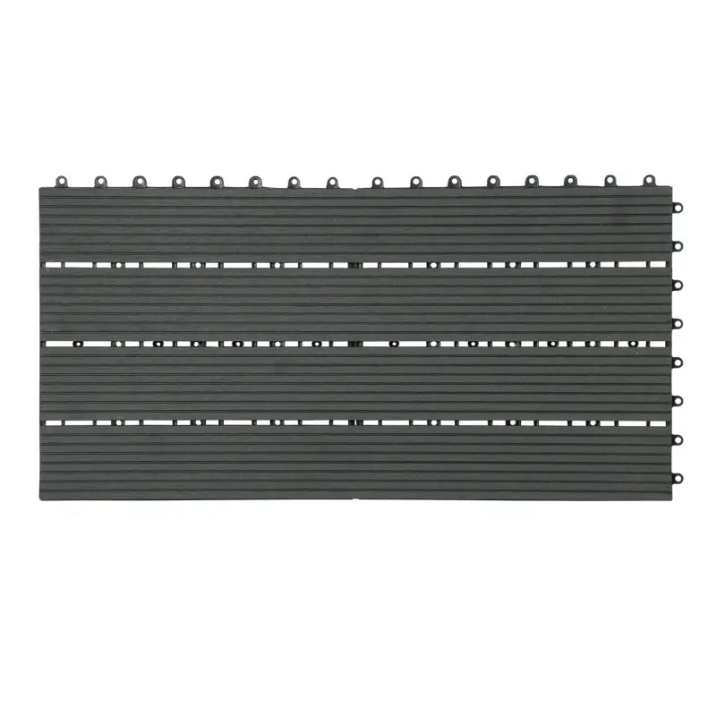 BukkitBow terrasplanken set van 6 in diverse kleuren, 30x60cm houtlook vlonderplanken met snel klik systeem voor terras.