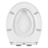 BukkitBow toiletbril met softclose en afneembaar kinderzitje, antibacterieel en geschikt voor comfortabele, hygiënische toiletoplossing.