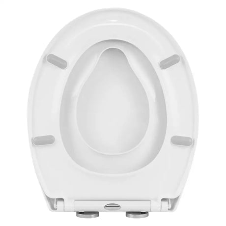BukkitBow toiletbril met softclose en afneembaar kinderzitje, antibacterieel en comfortabel voor gebruik in de badkamer.