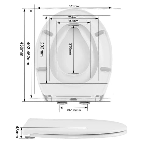 BukkitBow toiletbril met softclose en afneembaar kinderzitje, antibacterieel en comfortabel voor gebruik in de badkamer.
