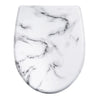 BukkitBow toiletbril met softclose en print, antibacterieel toiletzitting voor comfortabele en hygiënische badkamergebruik.