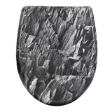 BukkitBow toiletbril met softclose en print, antibacterieel toiletzitting met stevige constructie en comfortabel gebruik.
