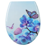 Toiletbril van BukkitBow met softclose, antibacterieel toiletzitting met print, moderne design en comfortabele sluiting.