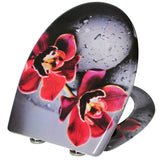 BukkitBow toiletbril met softclose en print, antibacterieel toiletzitting voor extra comfort en hygiëne in de badkamer.