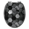 BukkitBow toiletbril met softclose, antibacterieel toiletzitting met print, geschikt voor comfort en hygiëne.