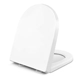 BukkitBow U-vorm toiletbril van kunststof met soft-close, universeel en duurzaam, geschikt voor elk toilet.