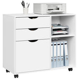 BukkitBow - Verrijdbaar Ladekastje met Hangmappenlade en 3 Laden - Archiefkast