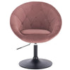 BukkitBow verstelbare barkruk met chroomstalen frame, synthetisch leer of fluweel, ergonomisch met armleuningen, zithoogte 45-57cm.