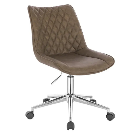 BukkitBow verstelbare bureaustoel met ergonomisch ontwerp, draaibaar en stevig, geschikt voor kantoorgebruik, afmetingen 46x41,5x80,9-90cm