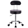 BukkitBow verstelbare kunstleren bureaustoel met verchroomd stalen frame, ergonomisch ontwerp en 360° draaibaar, tot 100 kg.