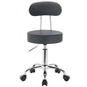 BukkitBow verstelbare kunstleren bureaustoel met verchroomd stalen frame, ergonomisch ontwerp en 360° draaibaar, tot 100 kg draagvermogen.
