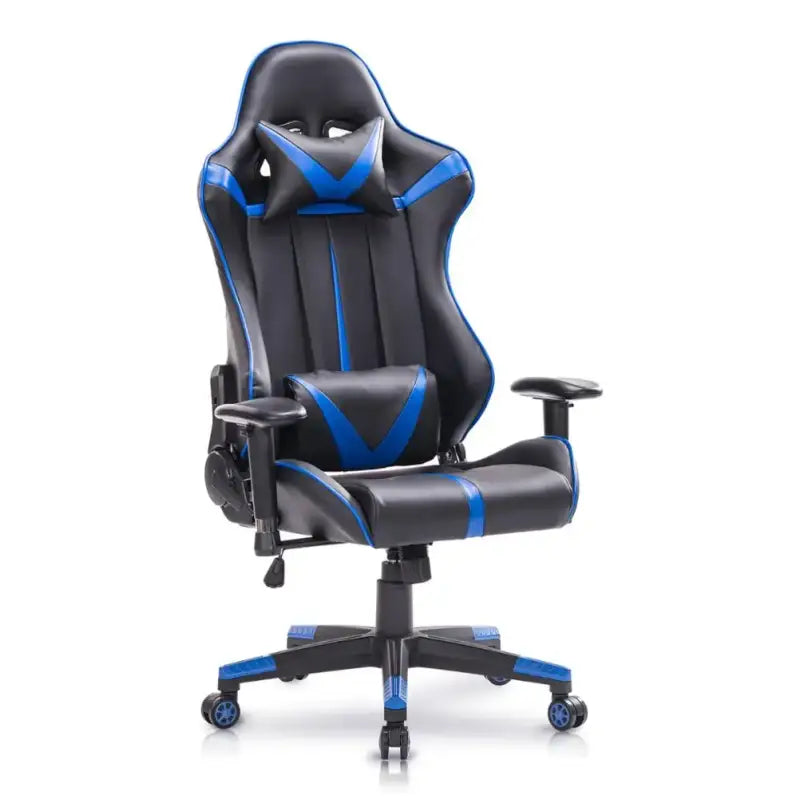 BukkitBow verstelbare racing gamingstoel in synthetisch leer of stof, hoogte 127-135cm, maximale belasting 120kg, ergonomisch ontwerp