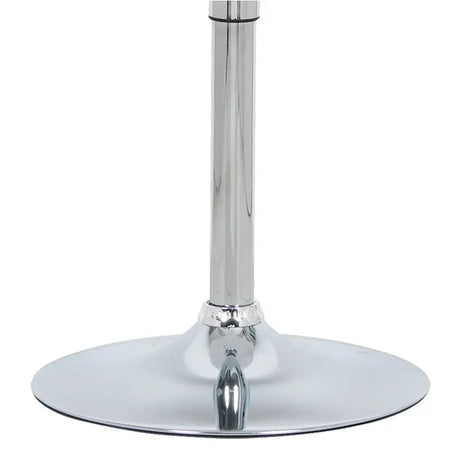 Verstelbare vierkante bartafel van BukkitBow, zwart of wit, 60cm diameter, geschikt voor bars en keukens.