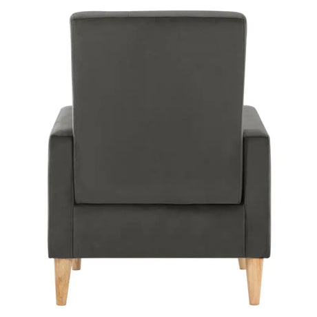 Luxe BukkitBow vleugelstoel met armleuningen, linnen en fluwelen bekleding, massief houten poten, elegante loungestoel.