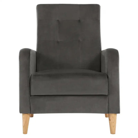 Luxe BukkitBow vleugelstoel met armleuningen, linnen en fluwelen bekleding, massief houten poten, stijlvolle lounge fauteuil