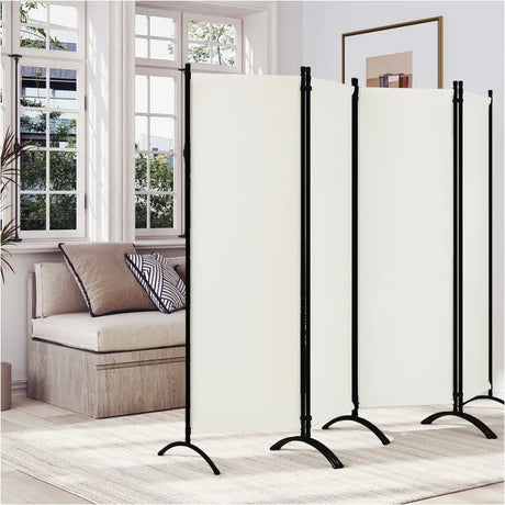 BukkitBow vouwbaar privacyscherm 224x182cm met stalen frame, polyester 160g/m², verstelbaar en weerbestendig voor binnen en buiten
