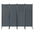 BukkitBow vouwbaar privacyscherm van polyester, 224x182cm met stalen frame, verstelbaar en weerbestendig voor binnen en buiten