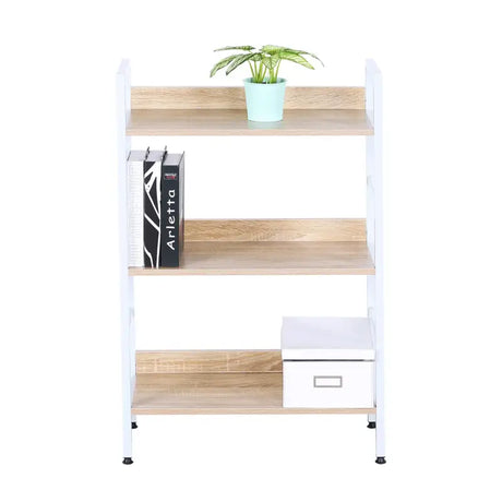 BukkitBow wandkast en opbergrek met 3 planken, grote opslagruimte, geschikt voor diverse gebruik, afmetingen 60x27,5x93 cm