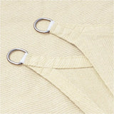 BukkitBow zonwering met 180g/m² HDPE schaduwzeil in grijs, crème of zand, driehoek, vierkant of rechthoek, UV 50+ bescherming