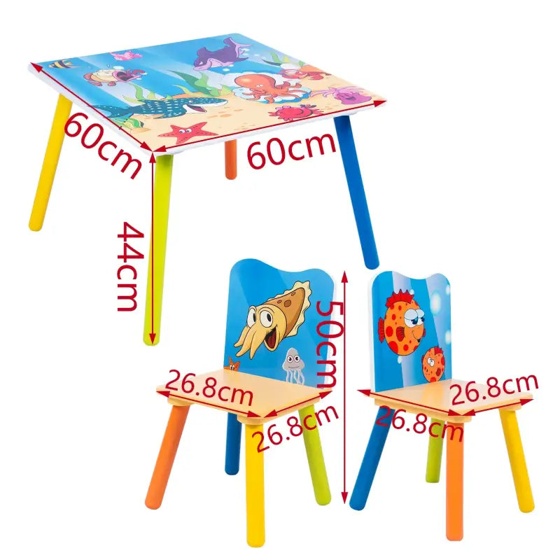 BukkitBow - Houten Kindertafel / Kinderbureau