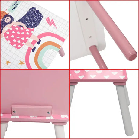 BukkitBow - Kindertafel met Stoelen / Kindermeubelset