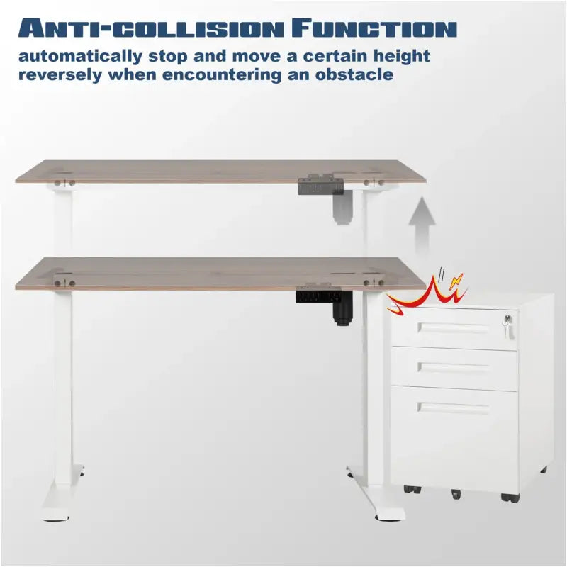 BukkitBow - Metalen Frame voor Zit Sta Bureau - Verstelbaar