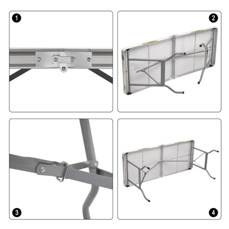 BukkitBow - Opvouwbare Campingtafel - IJzeren Buizen