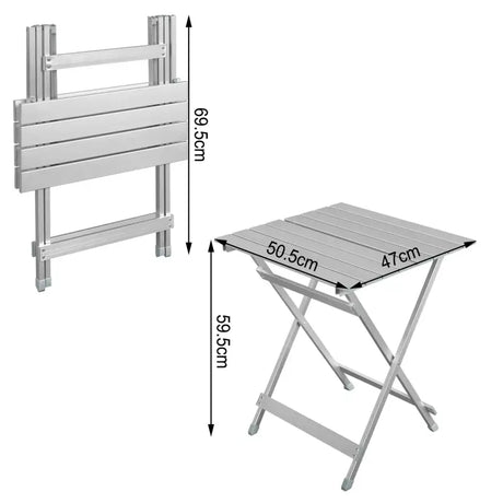 BukkitBow - Opvouwbare Campingtafel - van Stevig Aluminium