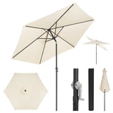 BukkitBow - Parasol - UV-Bestendig - Strandparasol - 45°