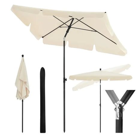 BukkitBow - Parasol - UV-Bestendig - Strandparasol - 45°