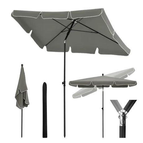 BukkitBow - Parasol - UV-Bestendig - Strandparasol - 45°