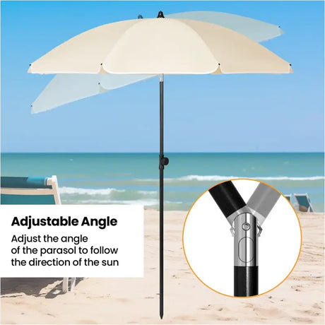 BukkitBow - Parasol - UV-Bestendig - Strandparasol - Hoogte