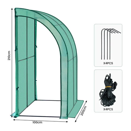 BukkitBow – Polytunnel Tuinkas – Winterproof Tunnel