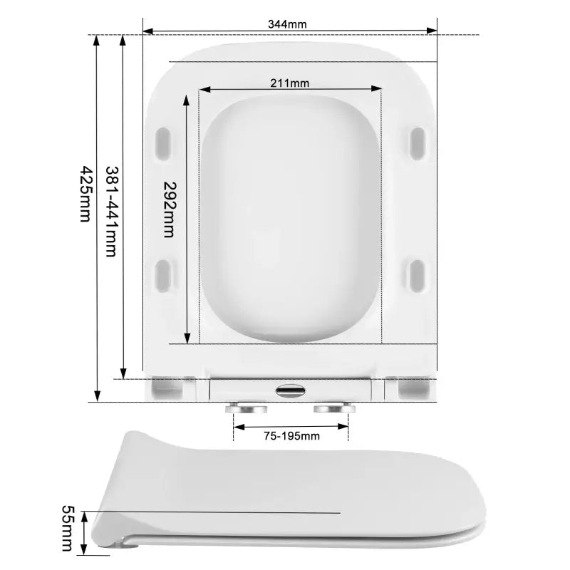 BukkitBow - Toiletbril met Softclose - Premium Toiletbril