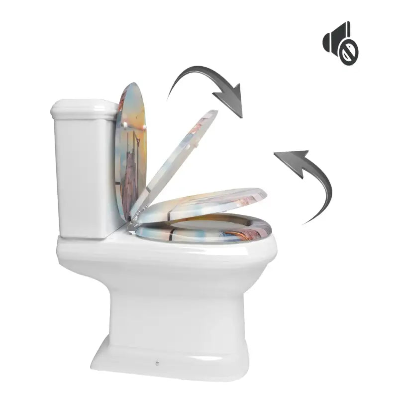 BukkitBow - Toiletbril met Softclose - Toiletbril