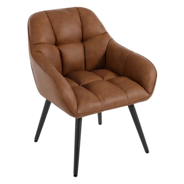 BukkitBow - Vintage Fauteuil/Eetkamerstoel met Armleuningen