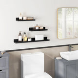 BukkitBow - Set van 3 Zwevende Wandplanken - Hout - Fotoplank - Wandrek